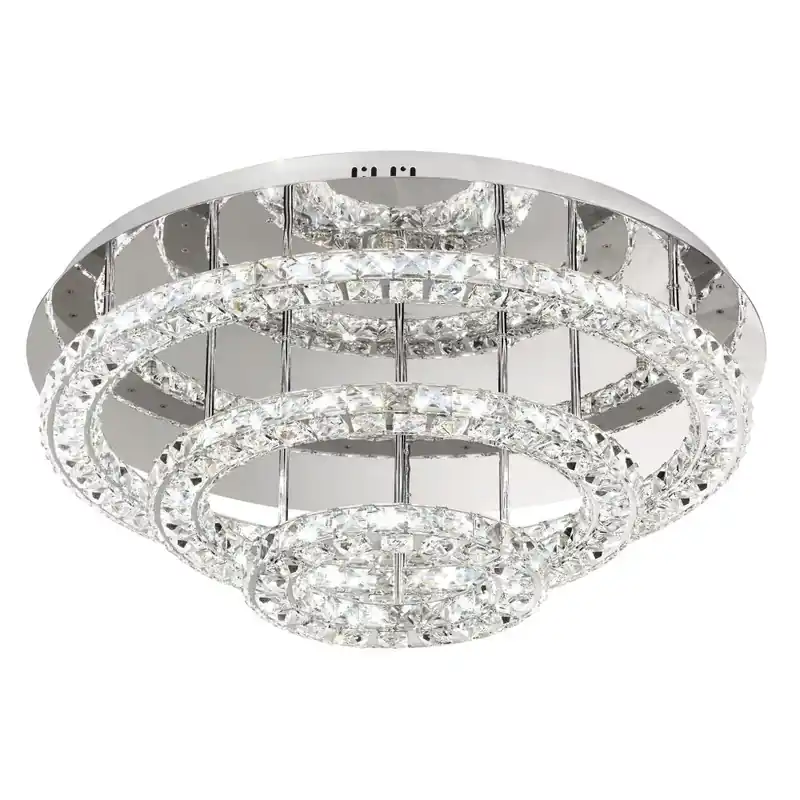 Akció Eglo Toneria 39002 kristály mennyezeti lámpa, 72W LED, 4000K, 7200 lm