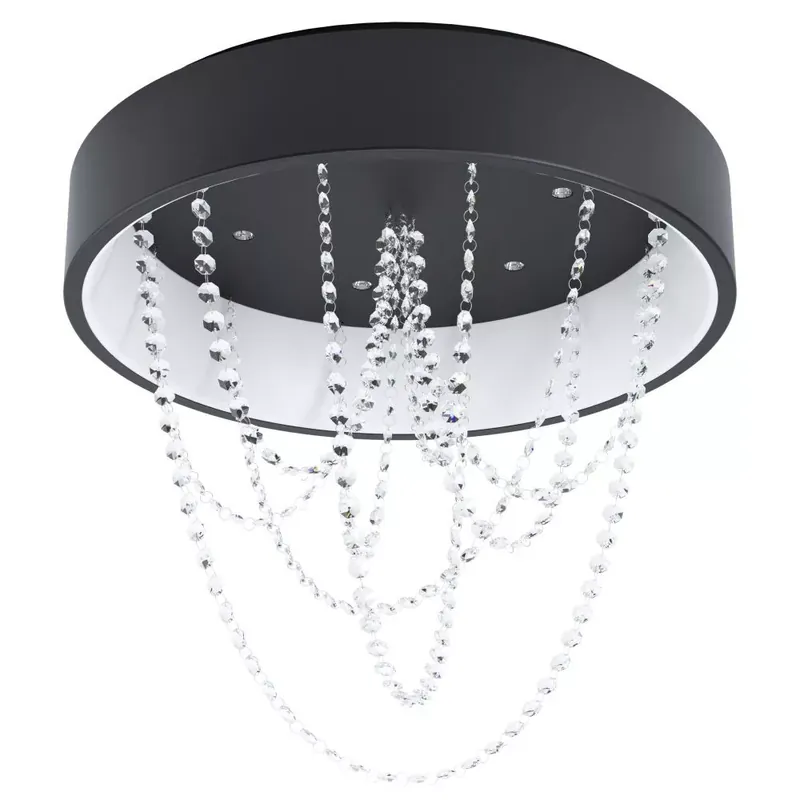 Eglo Berlona 39762 távirányítós kristály mennyezeti lámpa, 34W+6x5,4W LED, 3000K, 4000+6x510 lm Szuper ajánlat