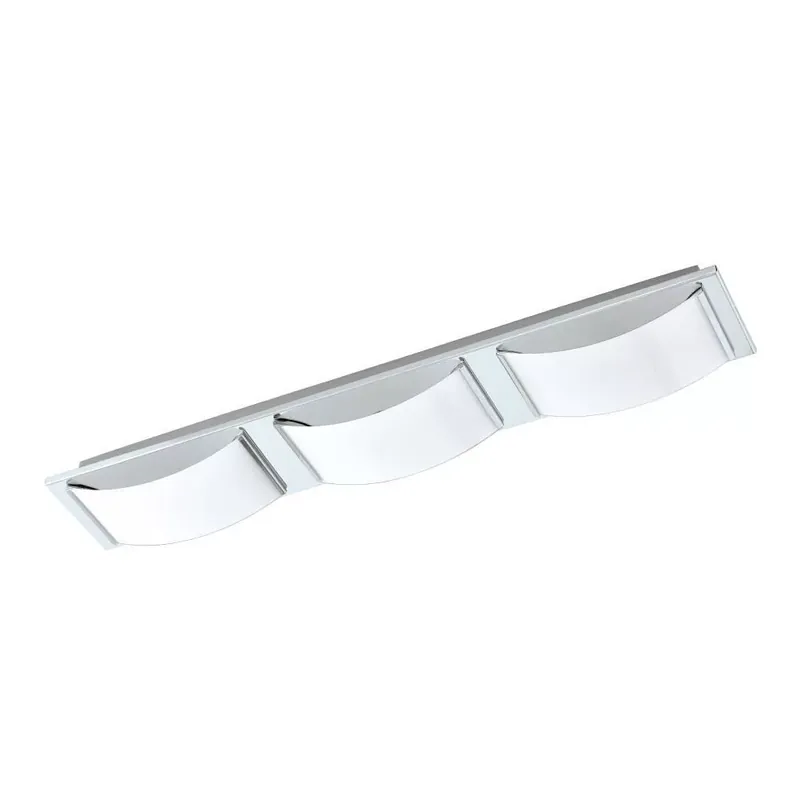 Vásárlói kedvenc Eglo Wasao 94883 fürdőszobai fali/mennyezeti lámpa, 3x5,4W LED, 3000K, 3x510 lm, IP44