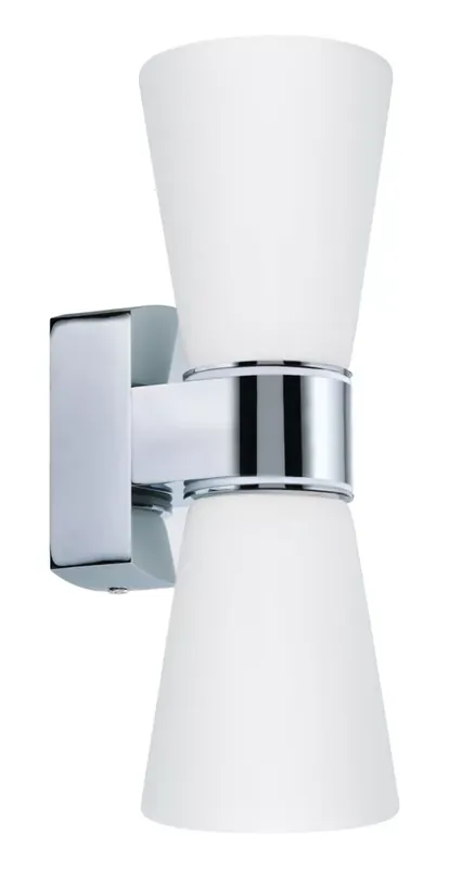 Legjobb ár Eglo Cailin 94989 fürdőszobai falilámpa, 2x3W LED, 3000K, 2x360 lm, IP44