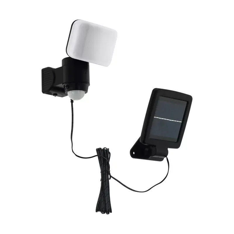 Azonnali szállítás Eglo Casabas 98195 napelemes, mozgásérzékelős reflektor, 5W LED, 6500K, 470 lm, IP44