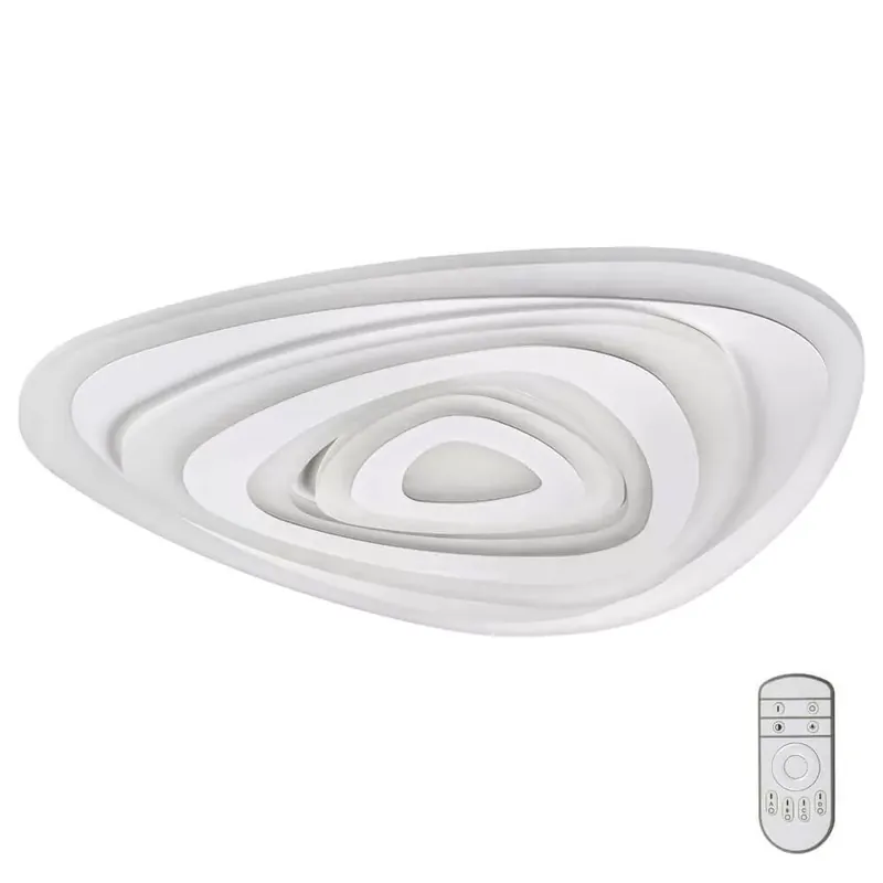 Outlet Rábalux Taneli 3099 távirányítós mennyezetlámpa, 51W LED, 3000K-6500K, 3685 lm