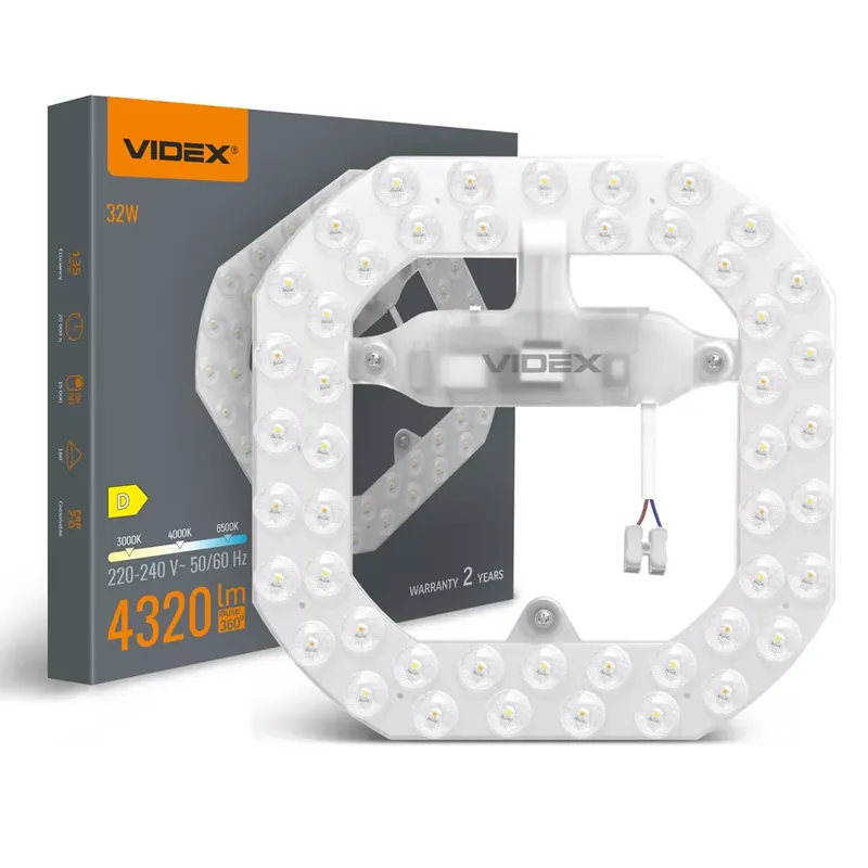 Gyors szállítás Videx LED modul mennyezetlámpához, 32W, 3000K-4000K-6500K, 4320 lm