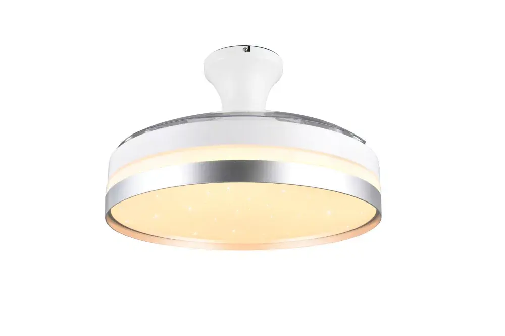Trio LINDBERG R67382187 távirányítós ventilátoros lámpa, 1x35W LED, 2700K-6000K, 4050 lm Végkiárusítás