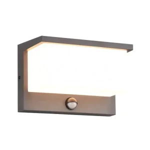 Végkiárusítás Trio NESTOS 240969142 mozgásérzékelős kültéri falilámpa, 1x13W LED, 3000K, 1300 lm, IP54
