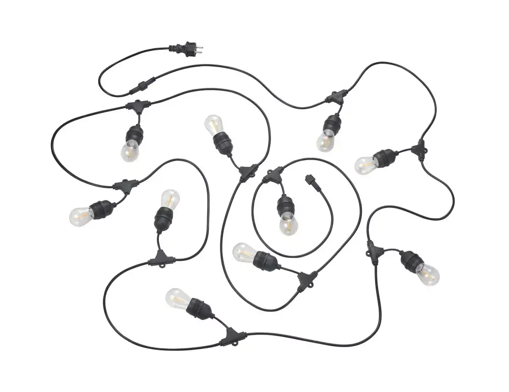 Trio CHAIN R74771132 kültéri dekorációs lámpa, 10x1W E27, 3000K, 80 lm, IP44 Expressz kézbesítés