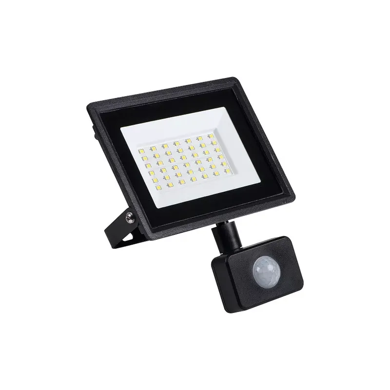 Kanlux GRUN NV LED-30B-SE mozgásérzékelős reflektor, 30W LED, 4000K, 2650 lm, IP44 Biztonságos fizetés