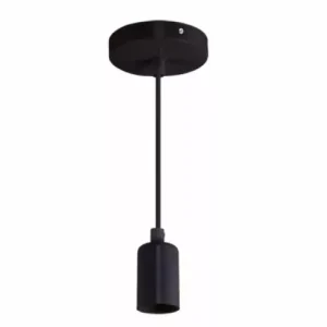 Outlet Strühm Uno E27 foglalatú fekete függesztett lámpa
