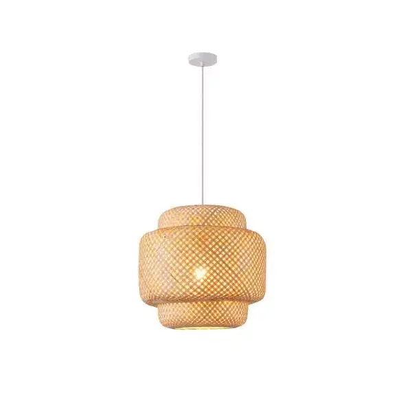 Akció EUROLAMP ARTE ILLUMINA CALYPSO Függesztett lámpatest Bambusz E27 MAX 40W 400X400X1280mm