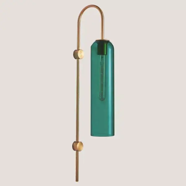 Akció EUROLAMP ARTE ILLUMINA CALLIOPE Fali kar MOUNTED E27 10X70 Zöld - GOLD