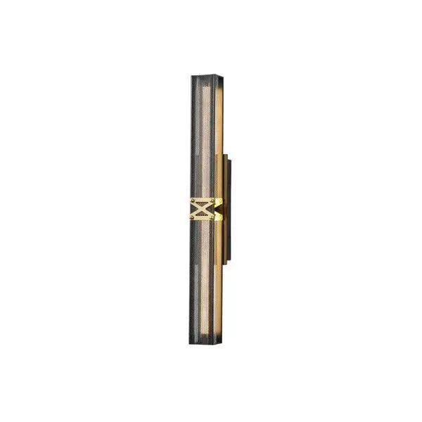 Akciós ár EUROLAMP ARTE ILLUMINA LUIS Falilámpa LED 13W 600X100mm Fekete - GOLD