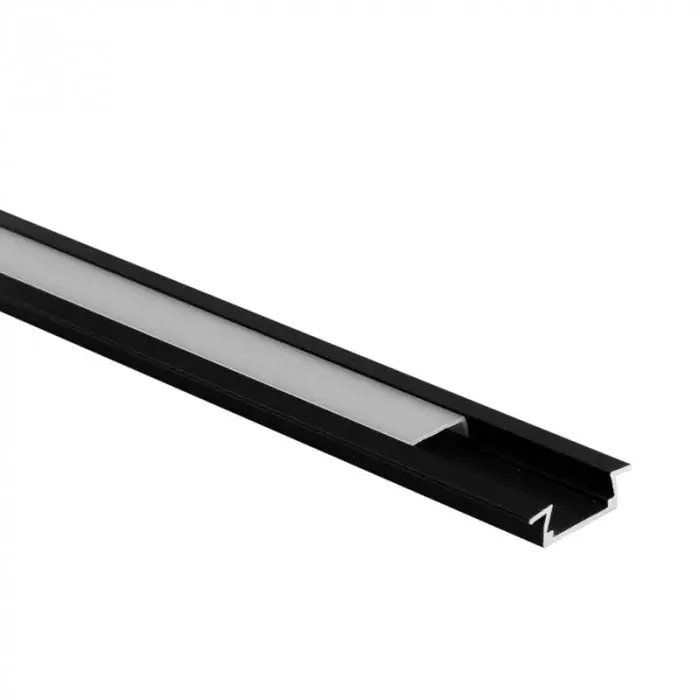 Ecolight süllyesztett fekete profil 2m Ajánlat