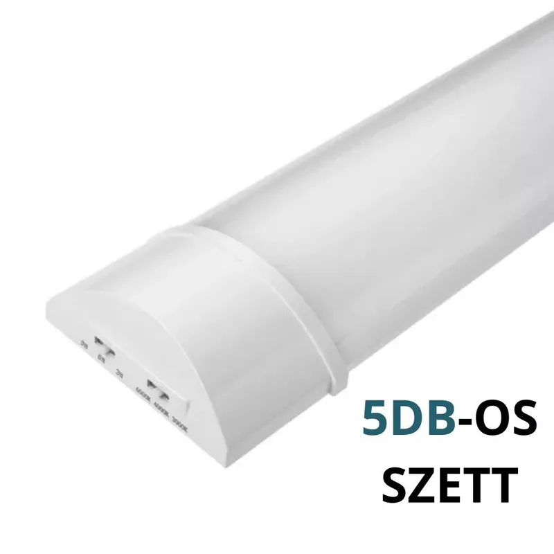 5db Eurolamp ZÁRT TÍPUSÚ LED Batten 3-6-9W 0,30m 3CCT Alacsony ár