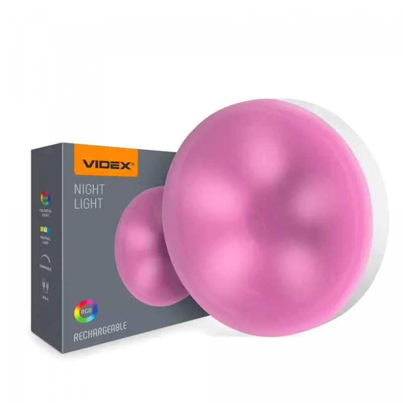 Különleges ajánlat VIDEX VL-NL064W-G ÚJRATÖLTHETŐ LED ÉJSZAKAI LÁMPA