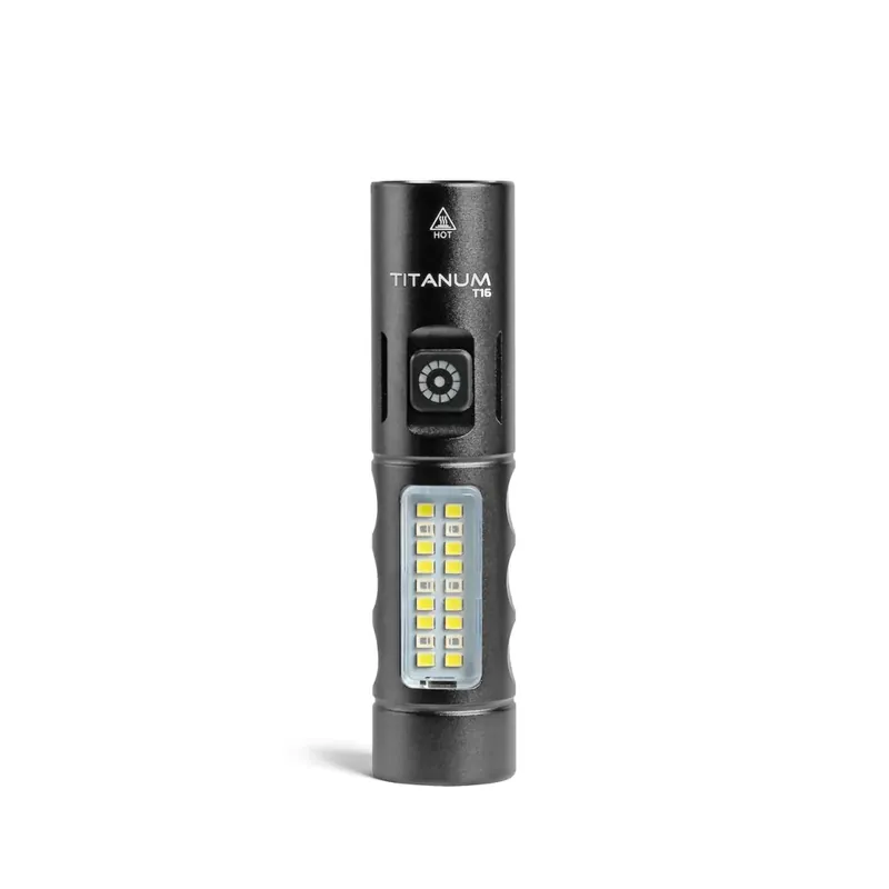 Videx TITANUM hordozható LED zseblámpa, 12000K / 6500K, 160lm, TLF-T16 Biztonságos fizetés