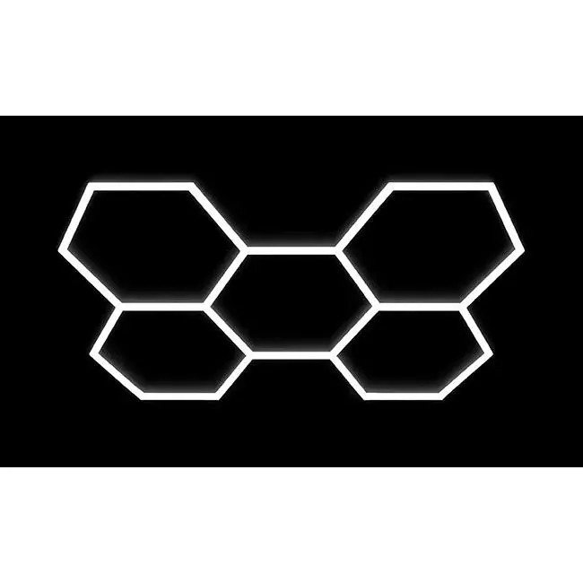 MasterLED Hexagon 5S LED lámpa 192W 168x238cm szett 6500K Expressz szállítás