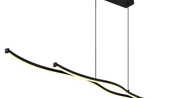 Globo Boyd fekete LED függesztett lámpa (GLO-67336-30H) LED 1 izzós IP20 Szuper akció