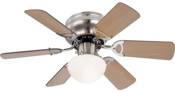 Bestseller Globo Ugo szürke-fehér mennyezeti csillár ventilátor (GLO-0307) E27 1 izzós IP20
