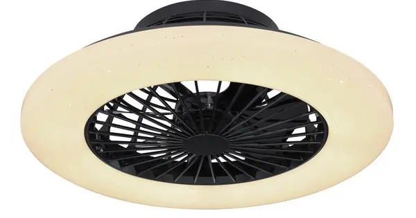 Globo Travo fekete-opál LED mennyezeti ventilátor (GLO-03628B) LED 1 izzós IP20 Olcsóbb
