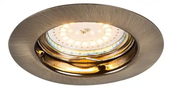 Rábalux Lite bronz vízvédett beépíthető lámpa (RAB-1048) GU10 1 izzós IP44/IP40 Gyors szállítás