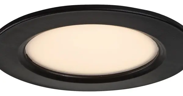 Rábalux Shaun 2 fekete LED beépíthető lámpa (RAB-71224) LED 1 izzós IP20 Outlet