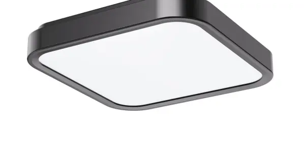 Rábalux Samira fekete fürdőszobai LED mennyezeti lámpa (RAB-71255) LED 1 izzós IP44 Gyors szállítás