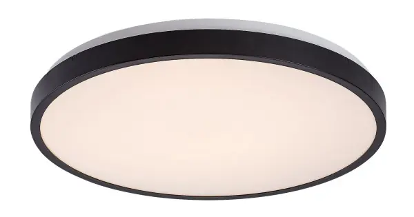 Újdonság Rábalux Alenzo fekete fürdőszobai LED mennyezeti lámpa (RAB-71440) LED 1 izzós IP44