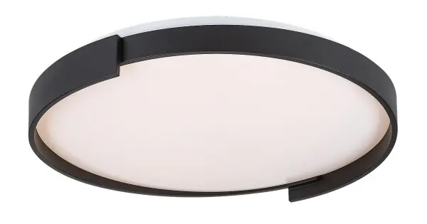 Nézd meg most Rábalux Laleh fekete LED mennyezeti lámpa (RAB-71306) LED 1 izzós IP20