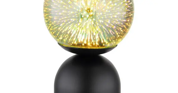 Globo Julsy fekete-átlátszó LED asztali lámpa (GLO-21006SS) LED 1 izzós IP20 Alacsony ár
