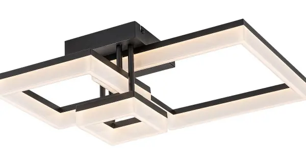 Rábalux Amilia fekete LED mennyezeti lámpa (RAB-71386) LED 1 izzós IP20 Csak ma