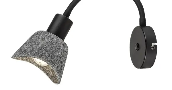 Vedd meg online Rábalux Farelia fekete falikar (RAB-73009) E14 1 izzós IP20