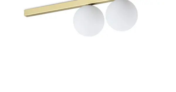 Ideal Lux Binomio sárgaréz-fehér mennyezeti lámpa (IDE-328447) G9 2 izzós IP20 Kedvezményes ár