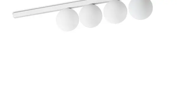 Akció Ideal Lux Binomio fehér mennyezeti lámpa (IDE-328454) G9 4 izzós IP20