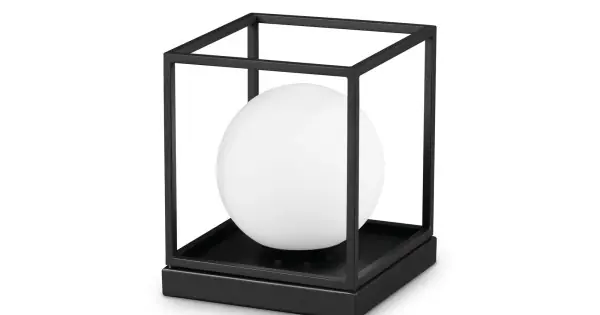 Azonnal elérhető Ideal Lux Lingotto fekete-fehér asztali lámpa (IDE-327877) E14 1 izzós IP20