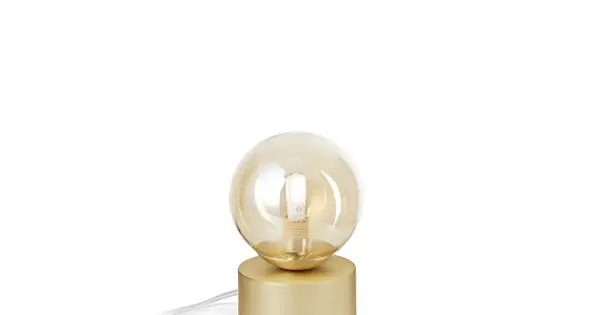 Ideal Lux Perlage sárgaréz-átlátszó asztali lámpa (IDE-317823) G9 1 izzós IP20 Akciós ár