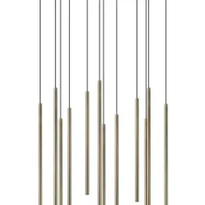 Árcsökkenés Ideal Lux Filo sárgaréz LED függesztett lámpa (IDE-341101) LED 1 izzós IP20