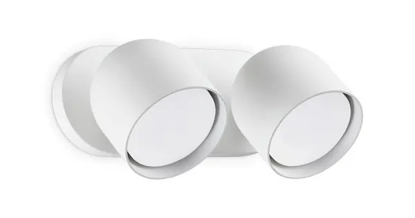 Kihagyhatatlan ajánlat Ideal Lux Dodo fehér fali lámpa (IDE-314136) GX53 2 izzós IP20