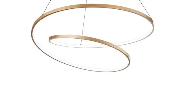 Ideal Lux Oz sárgaréz LED függesztett lámpa (IDE-342450) LED 1 izzós IP20 Akció