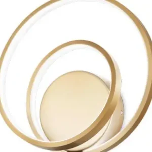 Akció Ideal Lux Oz sárgaréz LED fali lámpa (IDE-342245) LED 1 izzós IP20