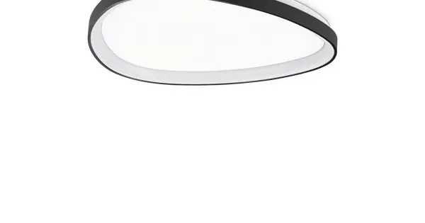 Outlet Ideal Lux Gemini fekete LED mennyezeti lámpa (IDE-341477) LED 1 izzós IP20