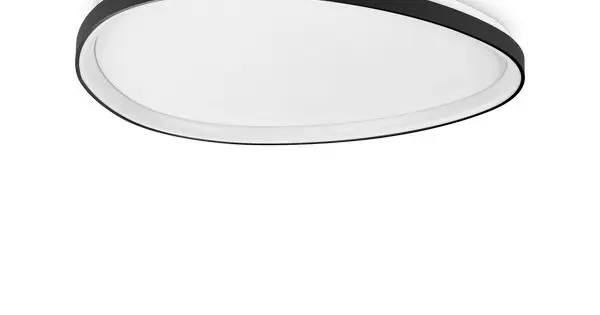 Ideal Lux Gemini fekete LED mennyezeti lámpa (IDE-328089) LED 1 izzós IP20 Árcsökkenés