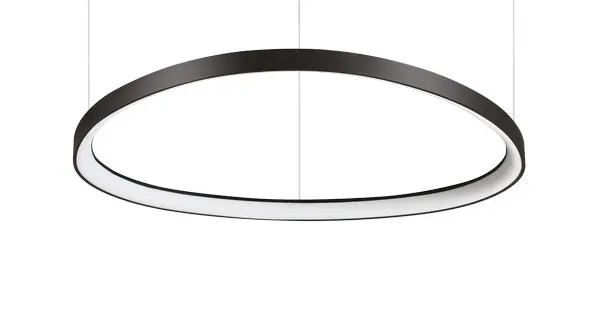 Újdonság Ideal Lux Gemini fekete LED függesztett lámpa (IDE-341590) LED 1 izzós IP20