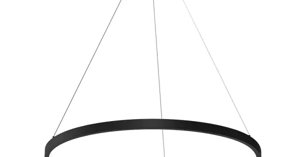 Expressz kézbesítés Milagro Lucero fekete LED függesztett lámpa (MIL-ML7948) LED 1 izzós IP20