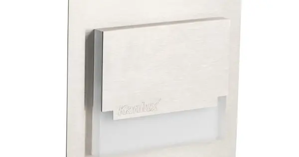 Expressz kézbesítés Kanlux Sabik ezüst LED lépcsővilágító lámpa (KAN-23109) LED 1 izzós IP20