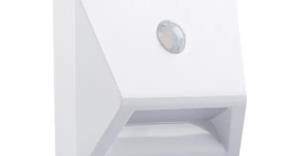 Kanlux Irs fehér elemes LED lépcsővilágító lámpa (KAN-37392) LED 1 izzós IP54 Akció