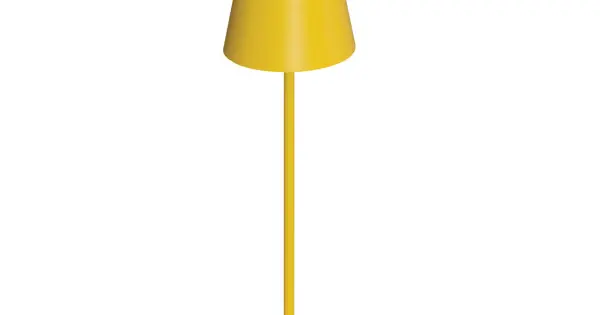 Kanlux Inita sárga vezeték nélküli LED asztali lámpa (KAN-36323) LED 1 izzós IP54 Szuper akció