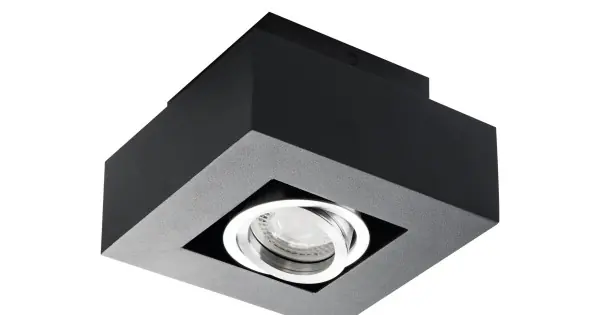 Kanlux Stobi fekete mennyezeti spotlámpa (KAN-26830) GU10 1 izzós IP20 Csak ma