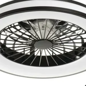 Ajánlat Kanlux Plave fehér-fekete LED mennyezeti ventilátoros lámpa (KAN-38033) LED 1 izzós IP20
