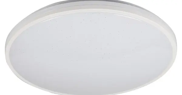 Szuper ajánlat Kanlux Arvos fehér LED mennyezeti lámpa (KAN-37331) LED 1 izzós IP20