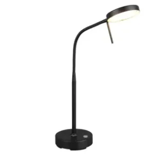 Trio Moreno fekete LED asztali lámpa (TRI-R54561132) LED 1 izzós IP20 Biztonságos vásárlás